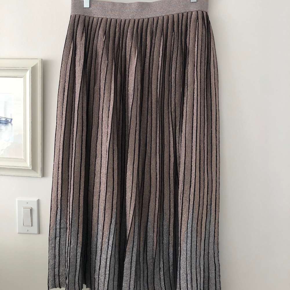 Anthropologie Holiday midi Skirt